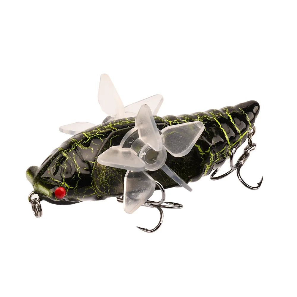 Popper Spin Fishing Lure Floating Hard Bait For Bass