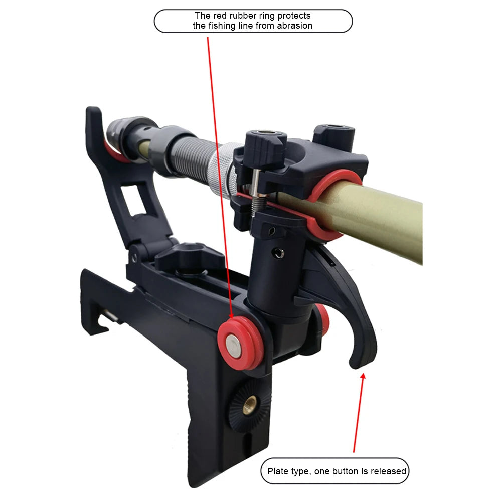 Shunmaii 360 Degree Adjustable Fishing Rod Rest Stand