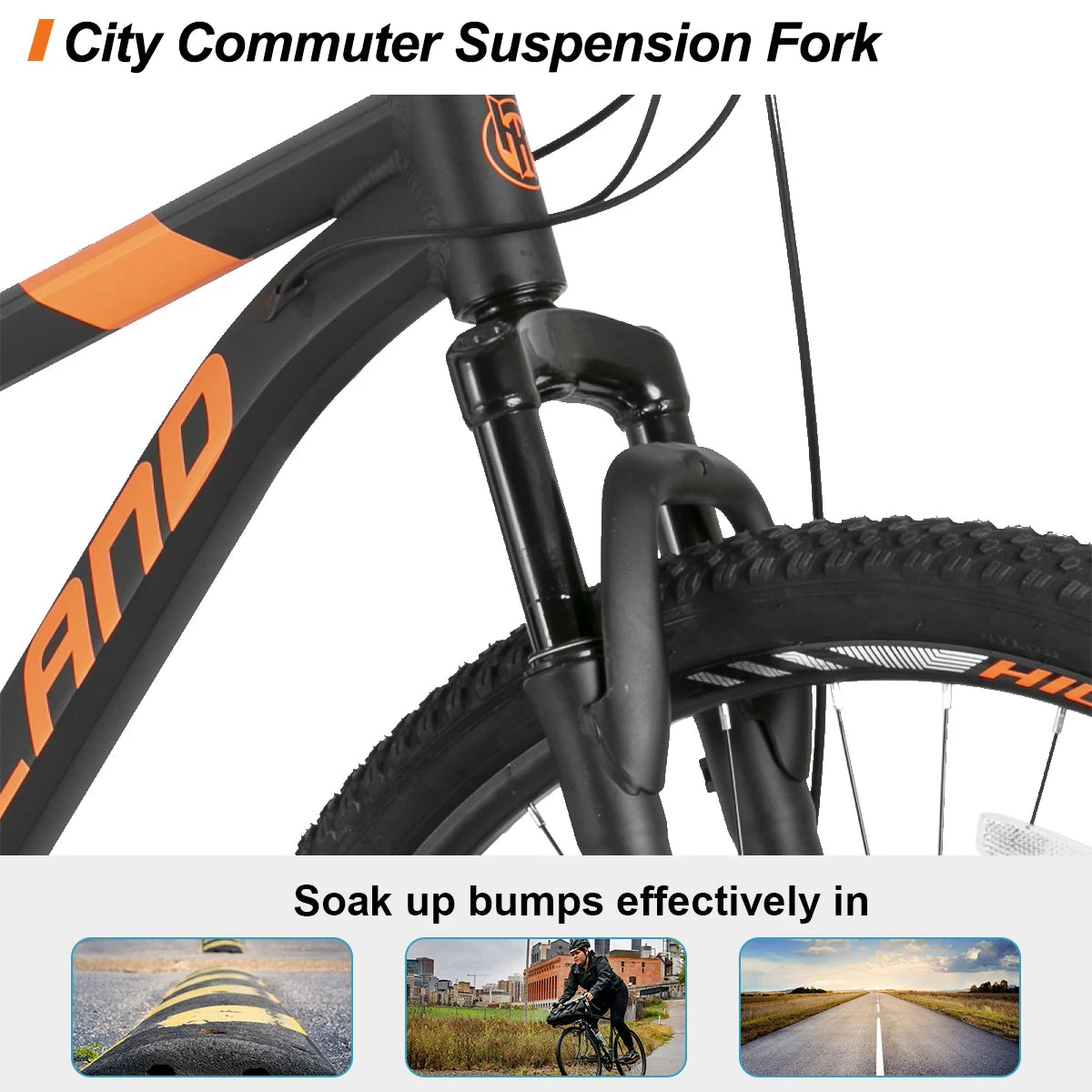 Joystar Mountain Bike Aluminum Frame Shimano 21 Speed