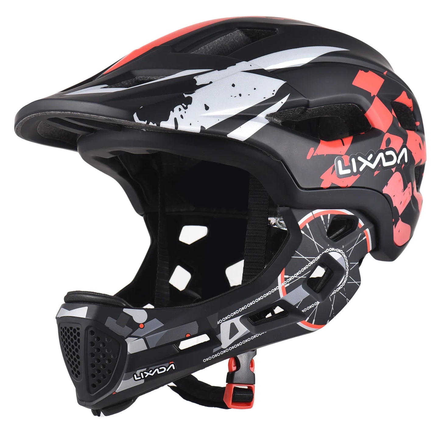 Kids Detachable Full Face Bicycle Helmet