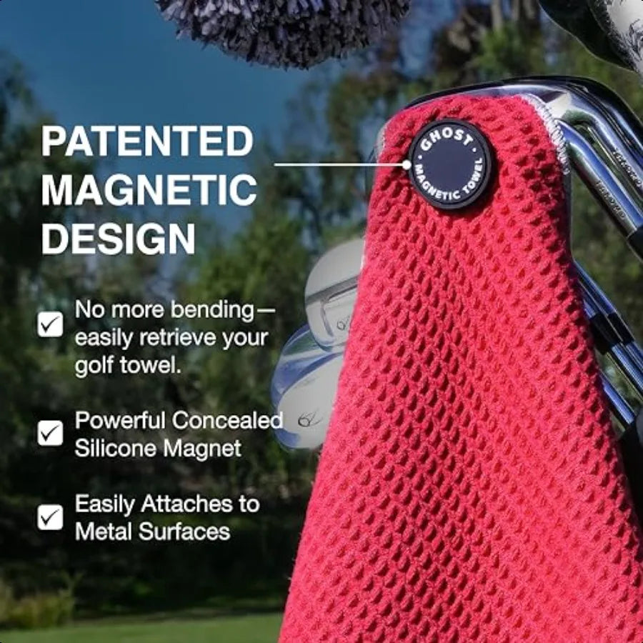Pro Gear Sporting Goods Ghost Golf Magnetic Towel Greenside