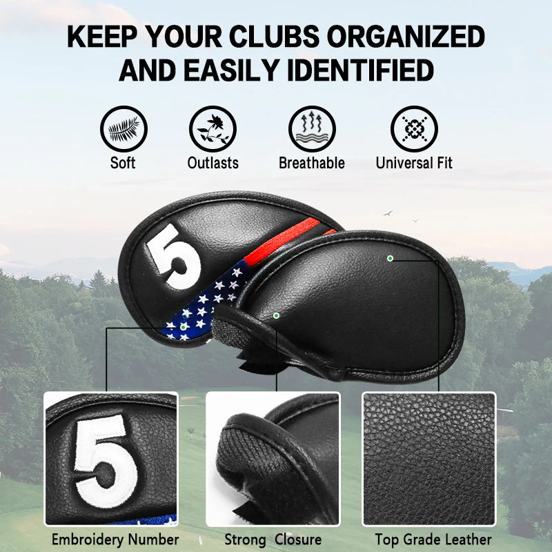 Pro Gear Sporting Goods Iron Head Covers 12 Piece Set