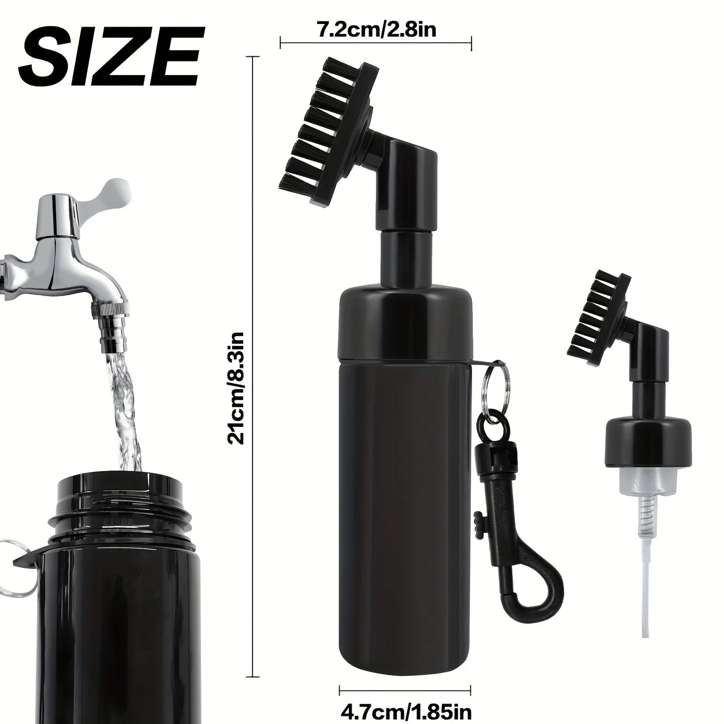 Pro Gear Sporting Goods Golf Club Cleaner Brush Set Bottle