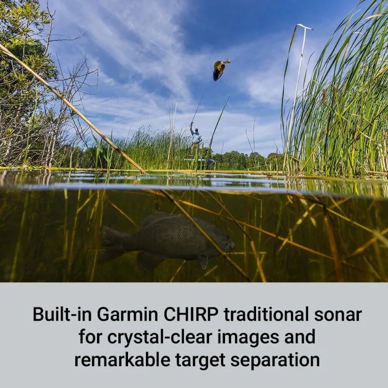 YTYINH Garmin CHIRP Fishfinder With Transducer Quickdraw