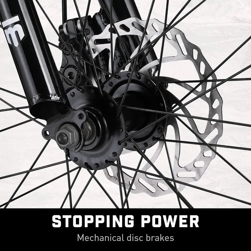 YTYIN Fat Tire Mountain Bike With Front Suspension System