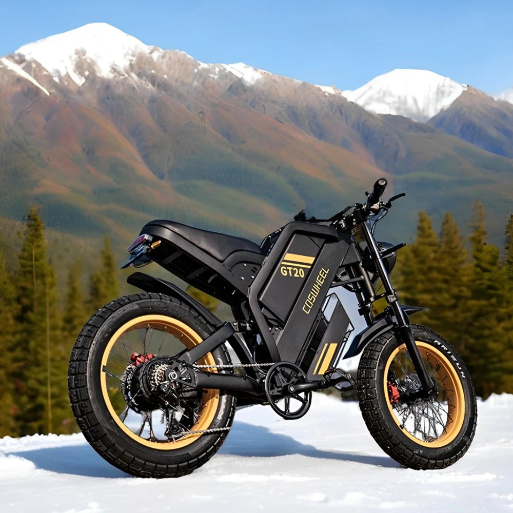 Coswheel Electric Off Road Fat Tire Mountain Ebike Pro