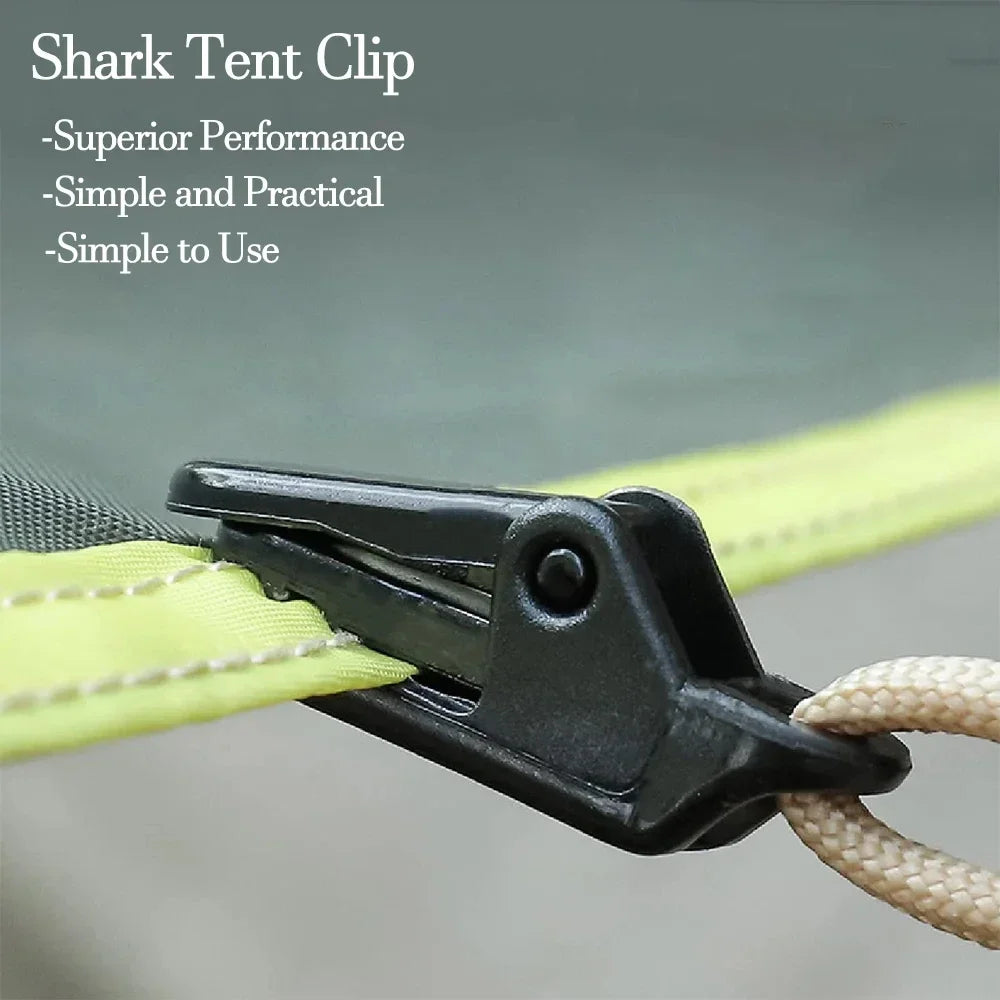 Electric Tarpaulin Crocodile Tent Clip For Camping Awning
