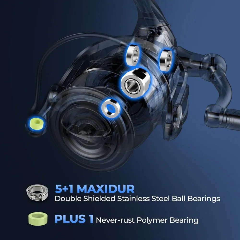 YTYIN Saltwater Spinning Reel Waterproof Big Game Fishing
