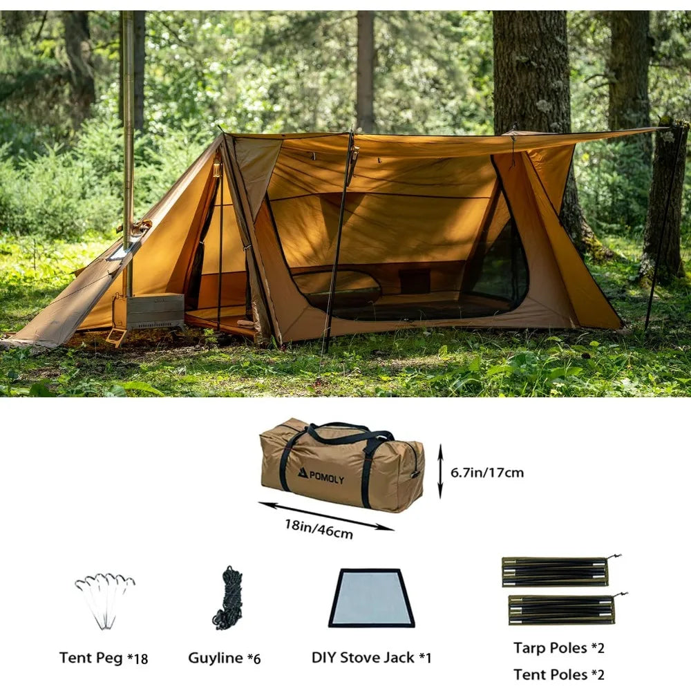 Pro Gear Sporting Goods Stovehut 70 Hot Tent With Poles