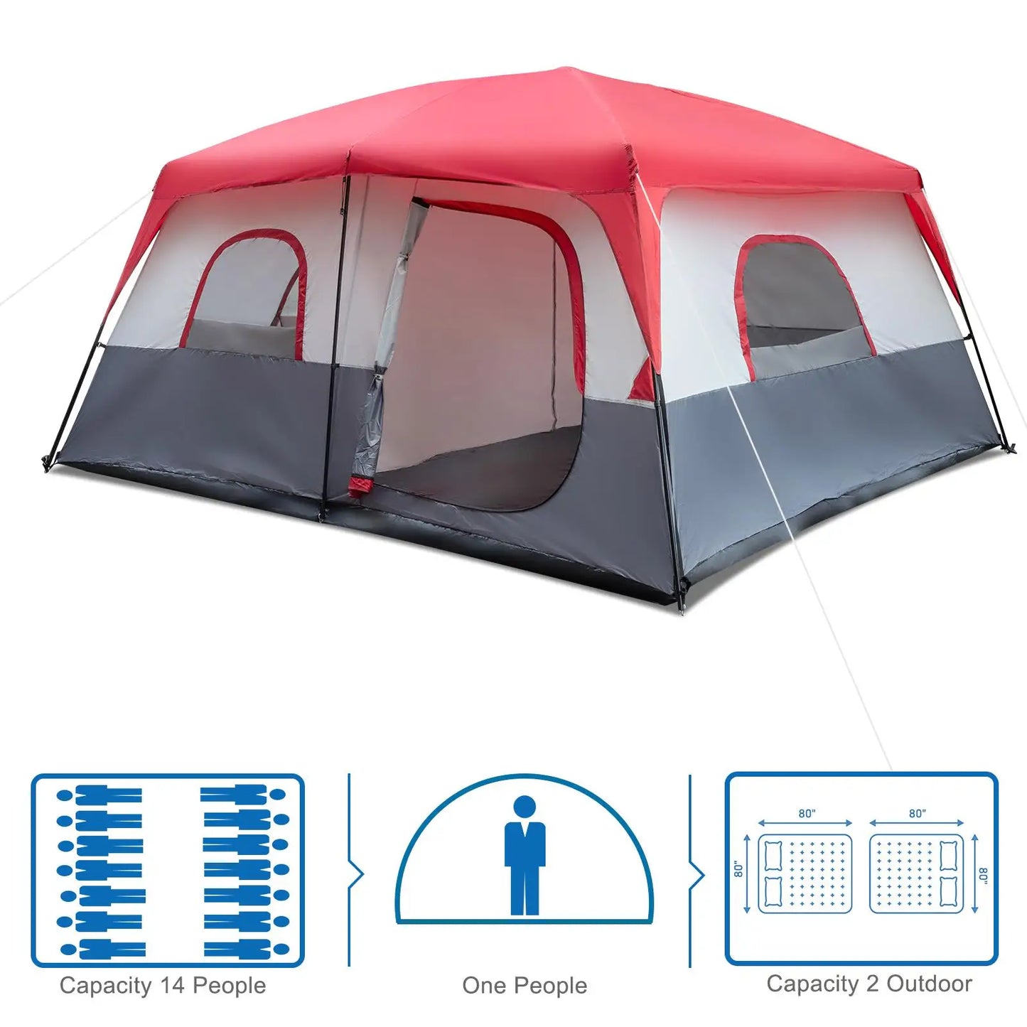 Pro Gear Sporting Goods Camping Tent Polyester Shelter