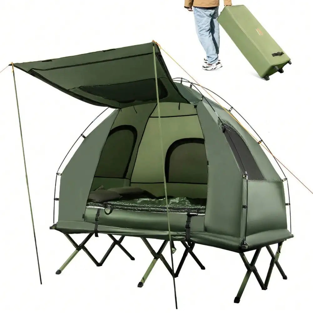 Pro Gear Sporting Goods PopUp Tent Camping Cot Air Mattress