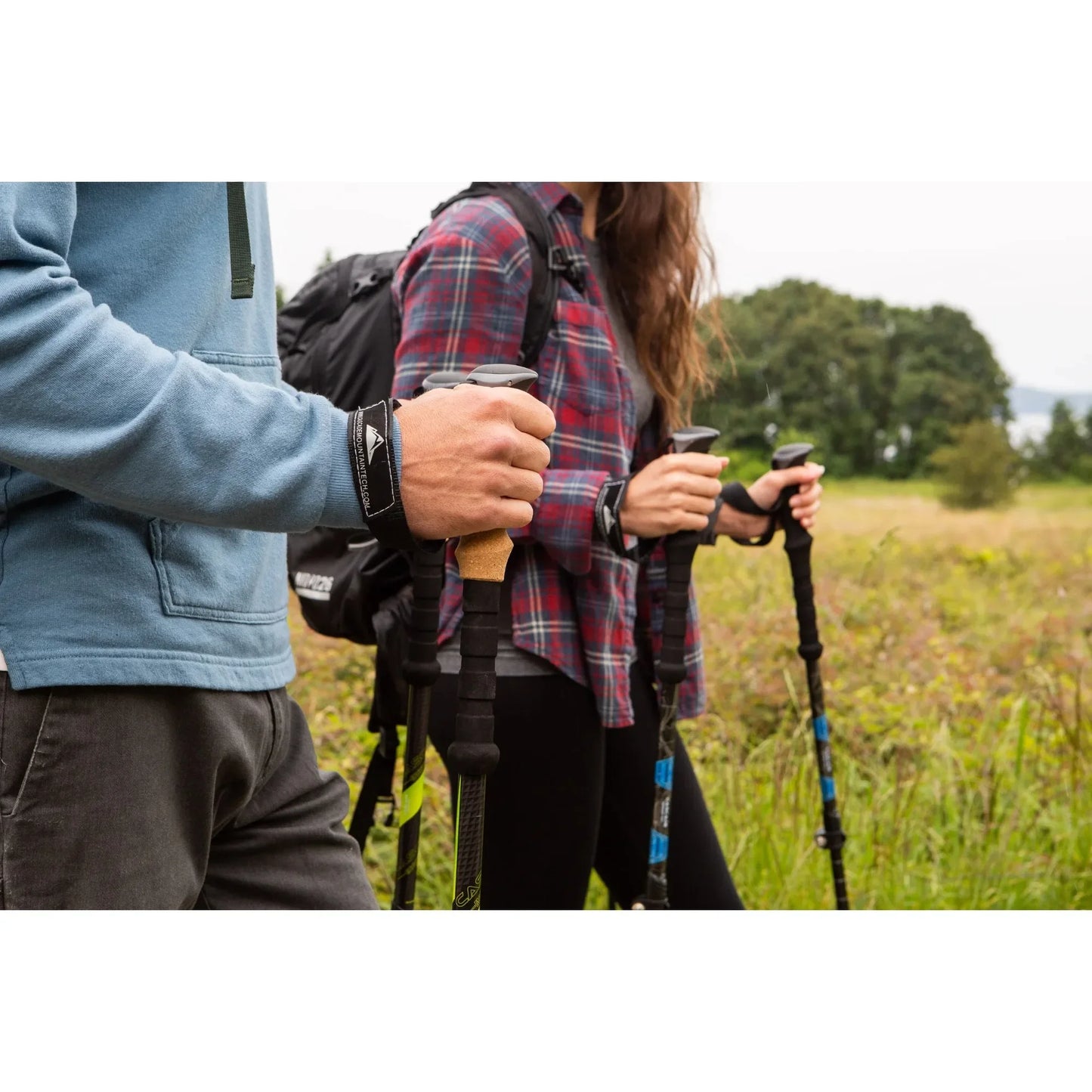 Pro Gear Carbon Fiber Trekking Poles With EVA Grip Elite