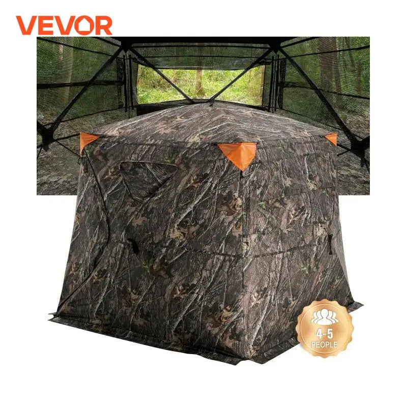 VEVOR Hunting Blind See Through Ground Blind Four To Five