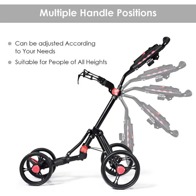 Pro Gear Sporting Goods Tangkula Golf Push Cart Aluminum