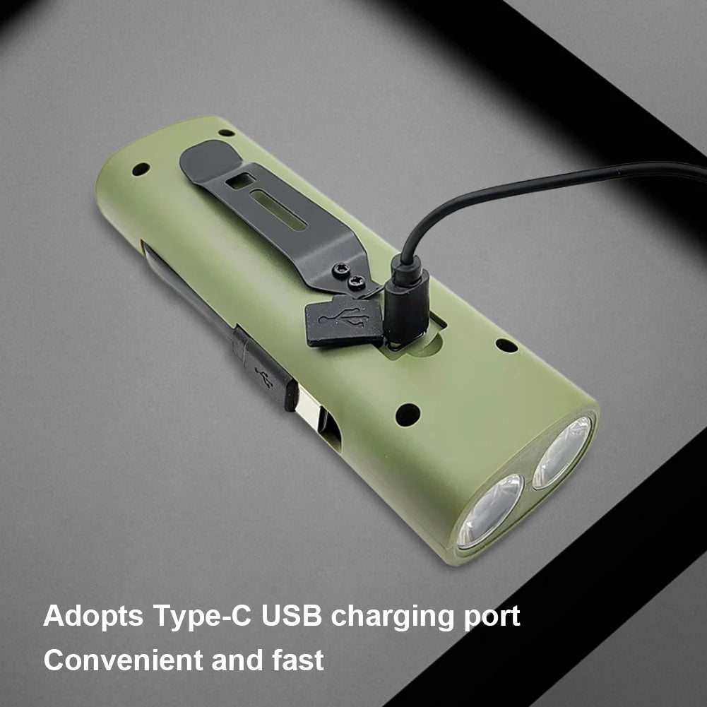 Electric USB Rechargeable Mini Portable LED Emergency Torch