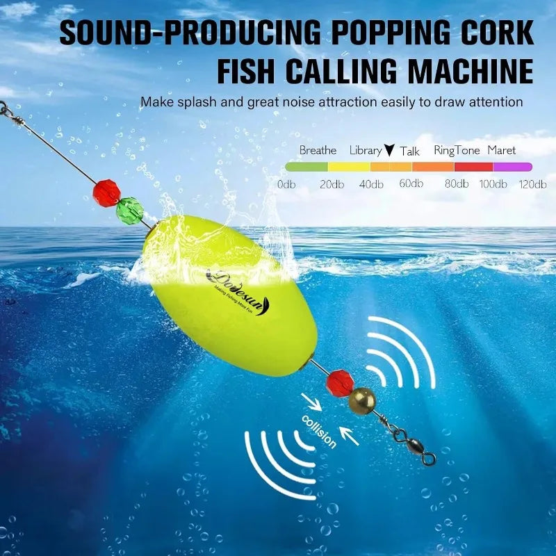 YTYINH Popping Cork Fishing Floats For Saltwater Freshwater