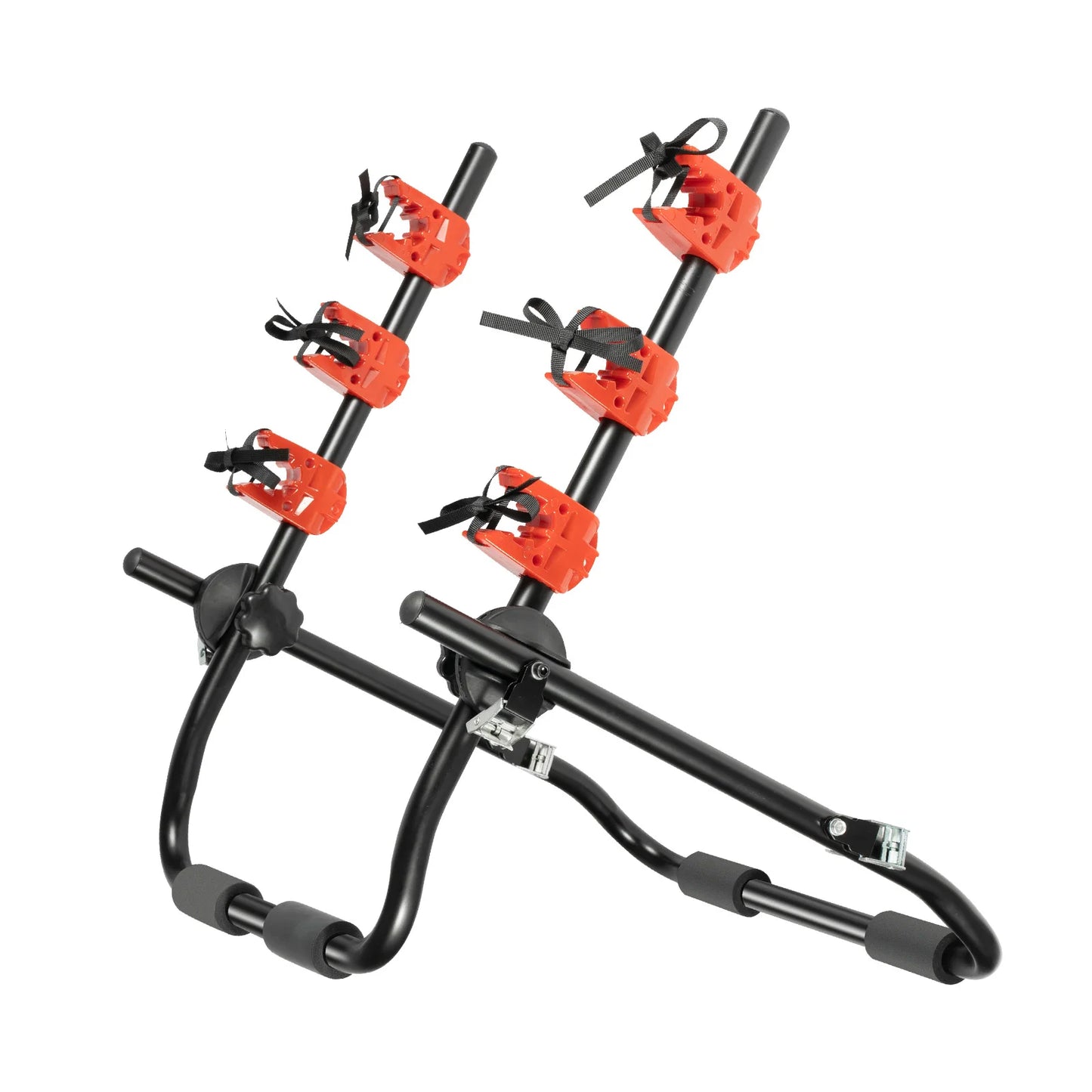 Foldable Trunk Mount Bike Rack For 3 Bicycles Vehicles