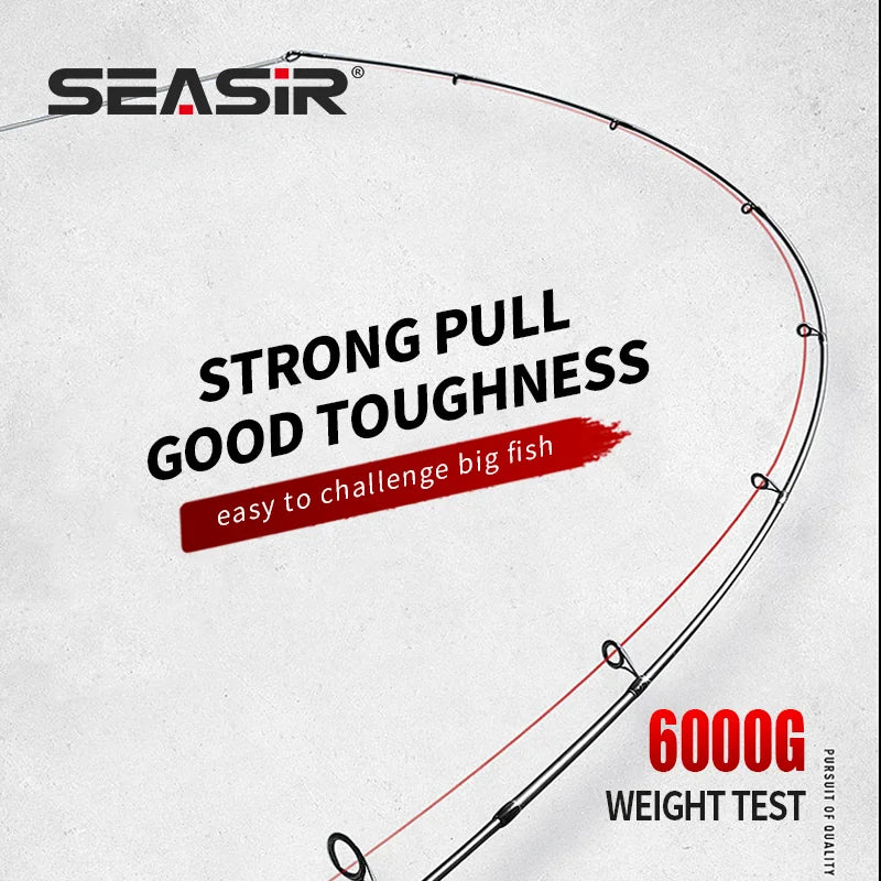 SeaSir Grandmaster Spinning Casting Fishing Rod Carbon