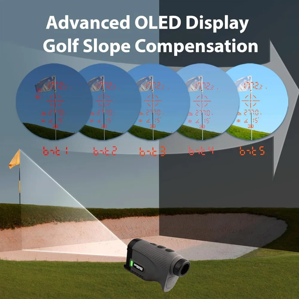 YTYIN Golf Rangefinder Second Gen Ultra Clear Optics OLED