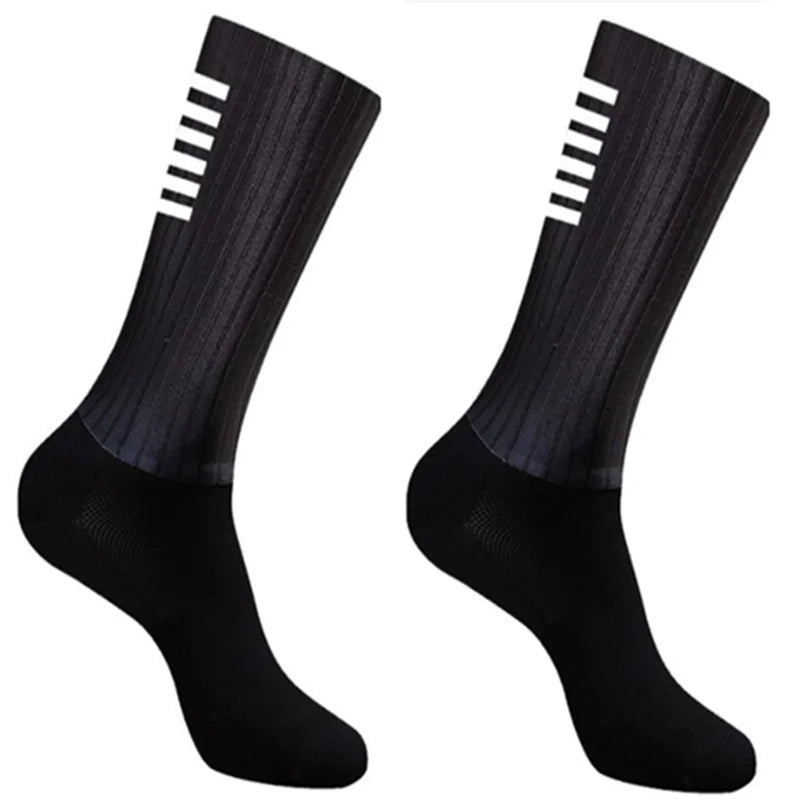 Whiteline Anti Slip Silicone Summer Aero Socks For Cycling And Running Men Unisex