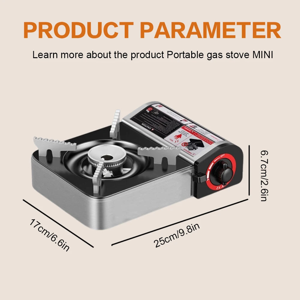 Shunmaii Portable Butane Camping Stove Adjustable Burner
