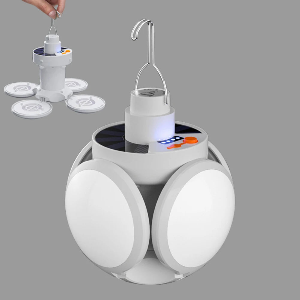 Shunmaii Rechargeable Solar LED Camping Lantern Portable