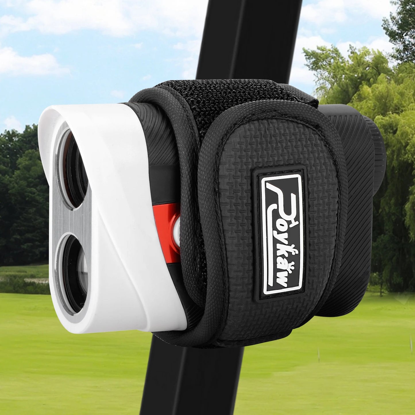 Roykaw Rangefinder Wrap Mount For Golf Cart Frame Accessory