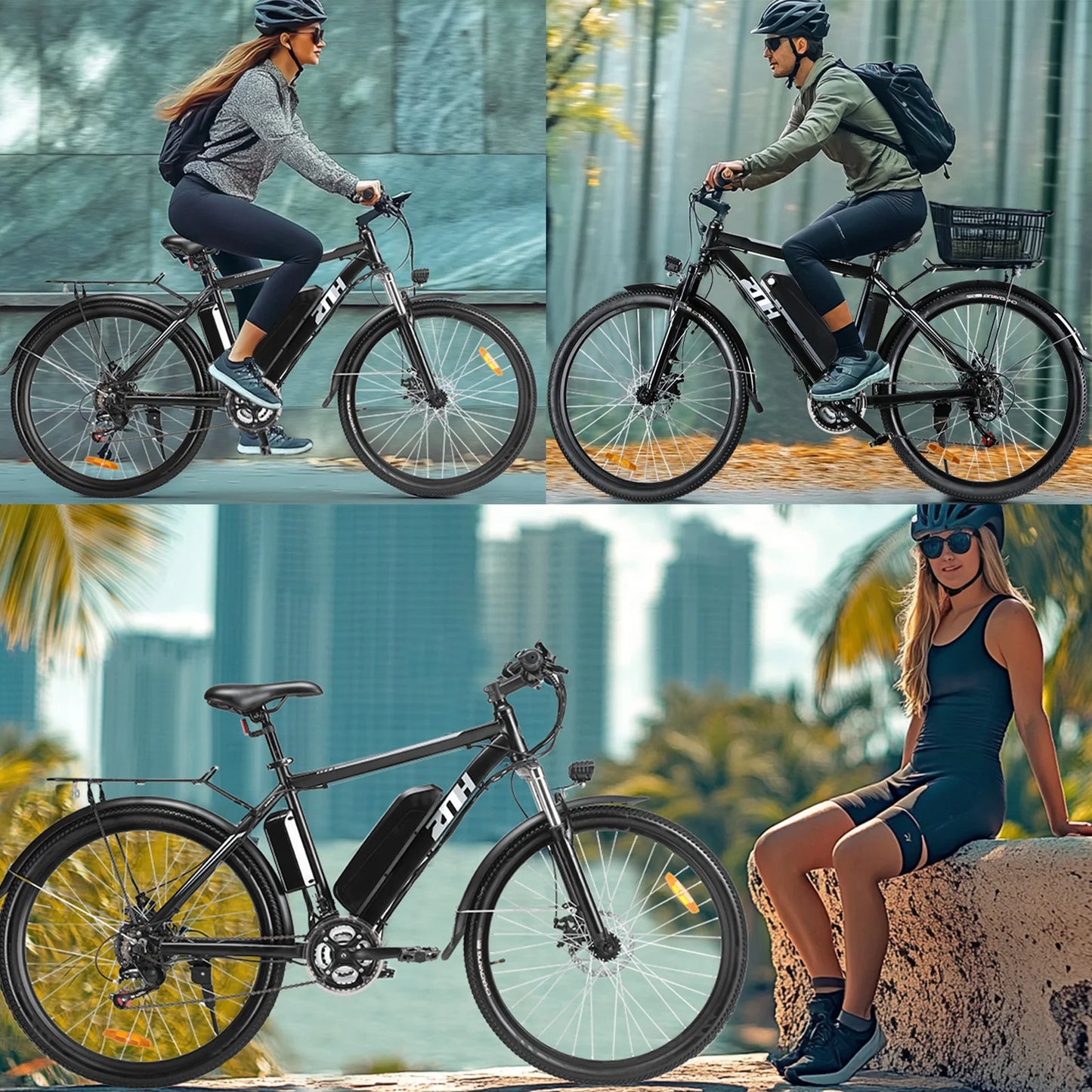ZNH 1000W Electric Mountain Bike Removable Battery 48V 13Ah