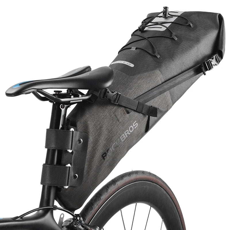 ROCKBROS Waterproof Reflective Foldable Saddle Bike Tail Bag