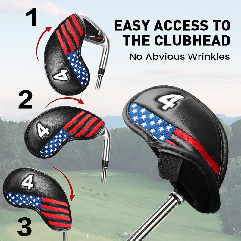 Pro Gear Sporting Goods Iron Head Covers 12 Piece Set