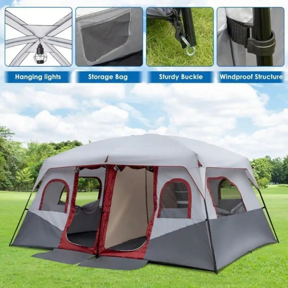 Pro Gear Sporting Goods Cabin Tent Camping Shelter
