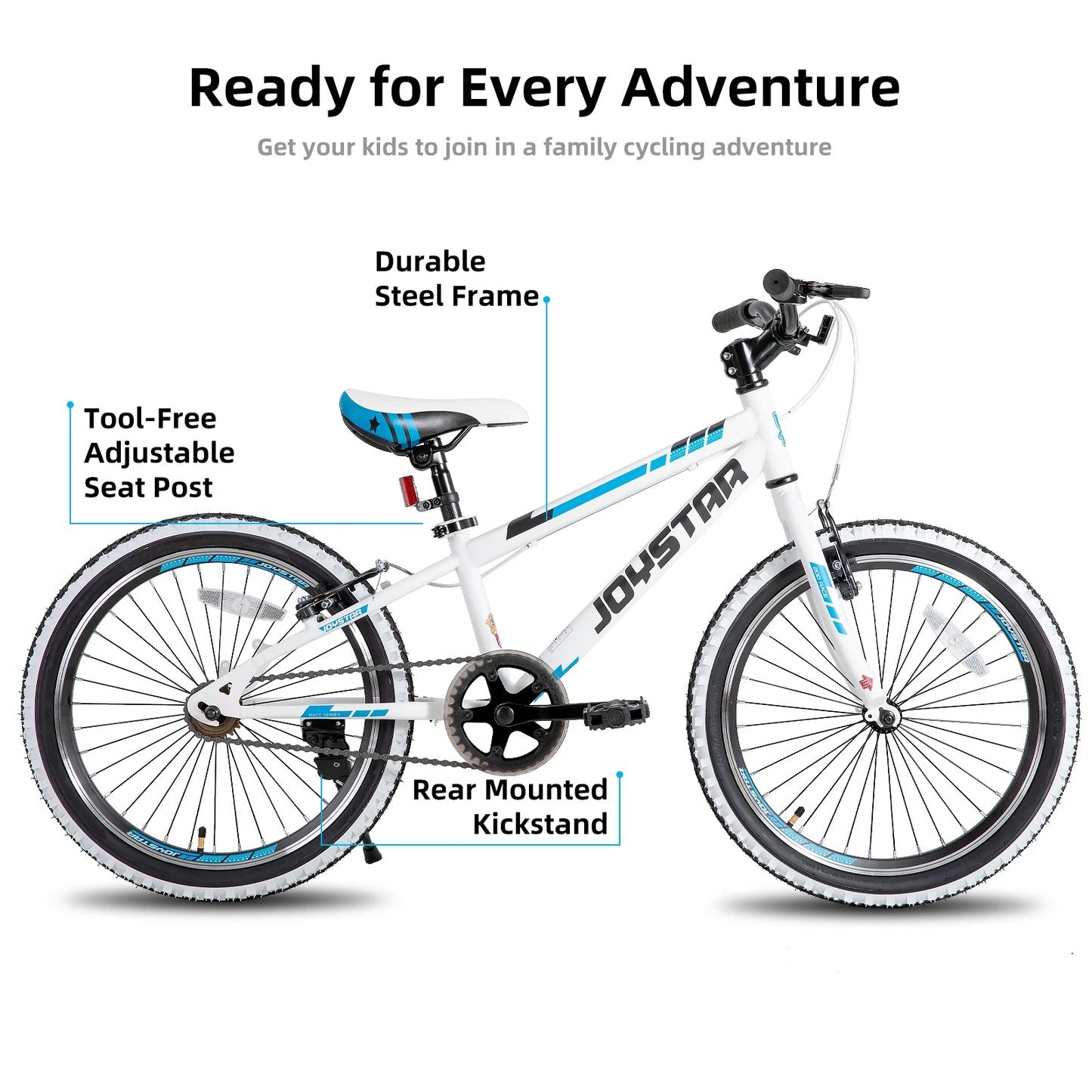 JOYSTAR Lubbock Kids Mountain Bike For Ages Seven To Ten