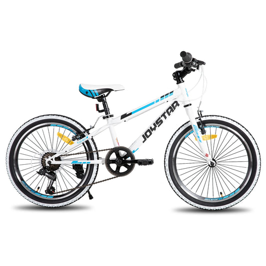 JOYSTAR Kids Mountain Bike For Boys And Girls Ages 7 To 12 With 1 Speed And 7 Speed Drivetrain