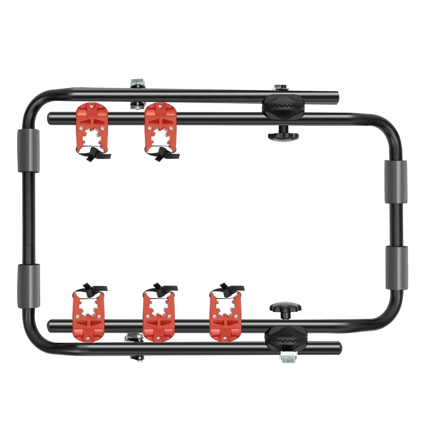 Foldable Trunk Mount Bike Rack For 3 Bicycles Vehicles