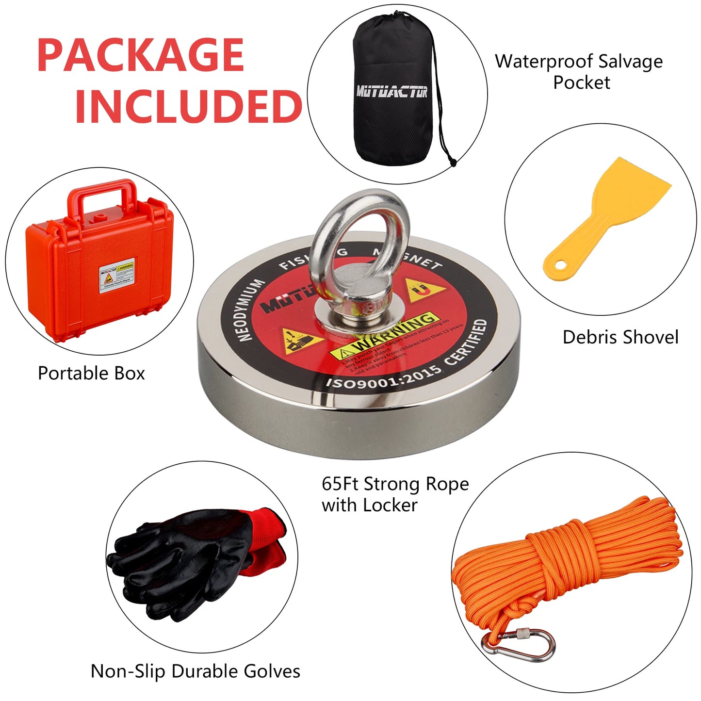 Amazing Mag Neodymium Fishing Magnet Kit Accessories