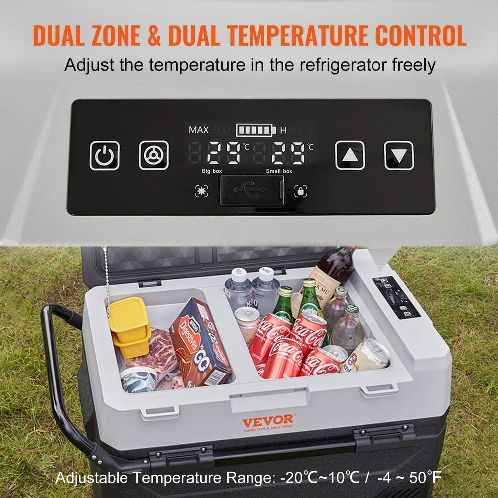 Pro Gear Sporting Goods Portable Car Refrigerator Dual Zone