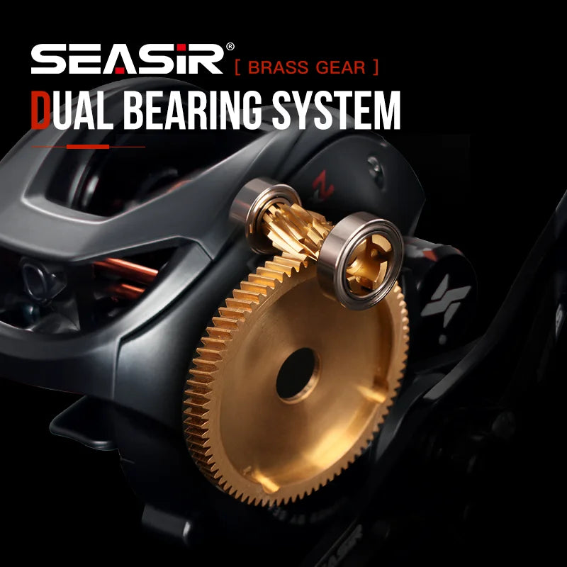 SeaSir Cast X2 Baitcasting Reel Hybrid Ceramic Bearings