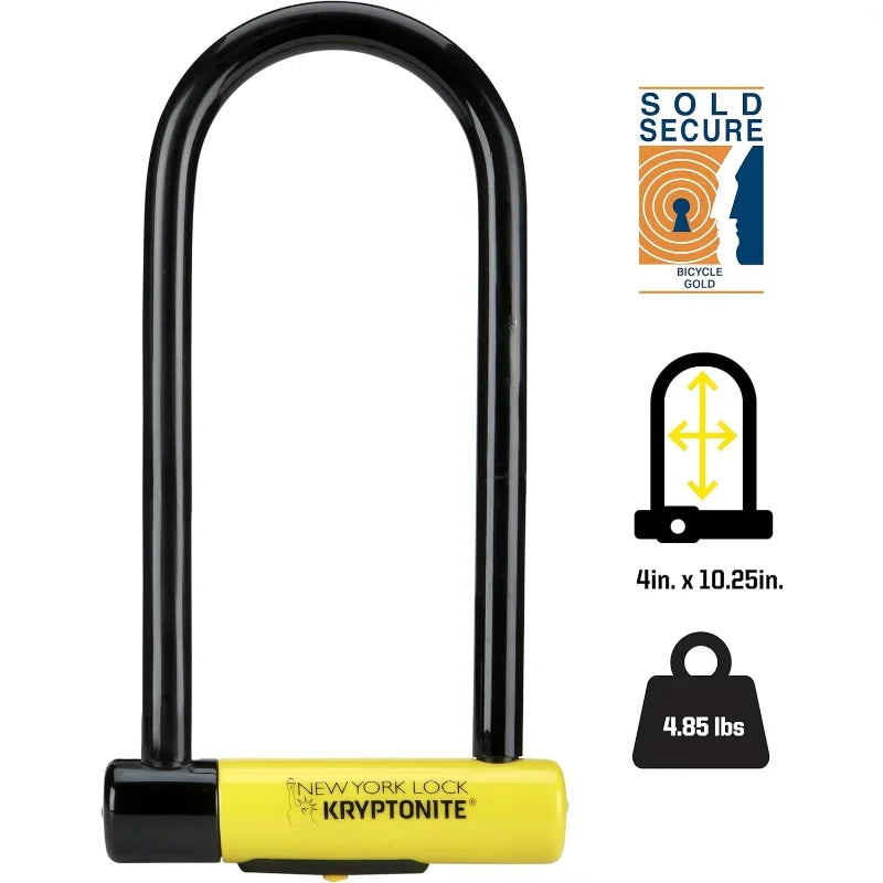 YTYIN Heavy Duty Bike U Lock High Security Anti Theft