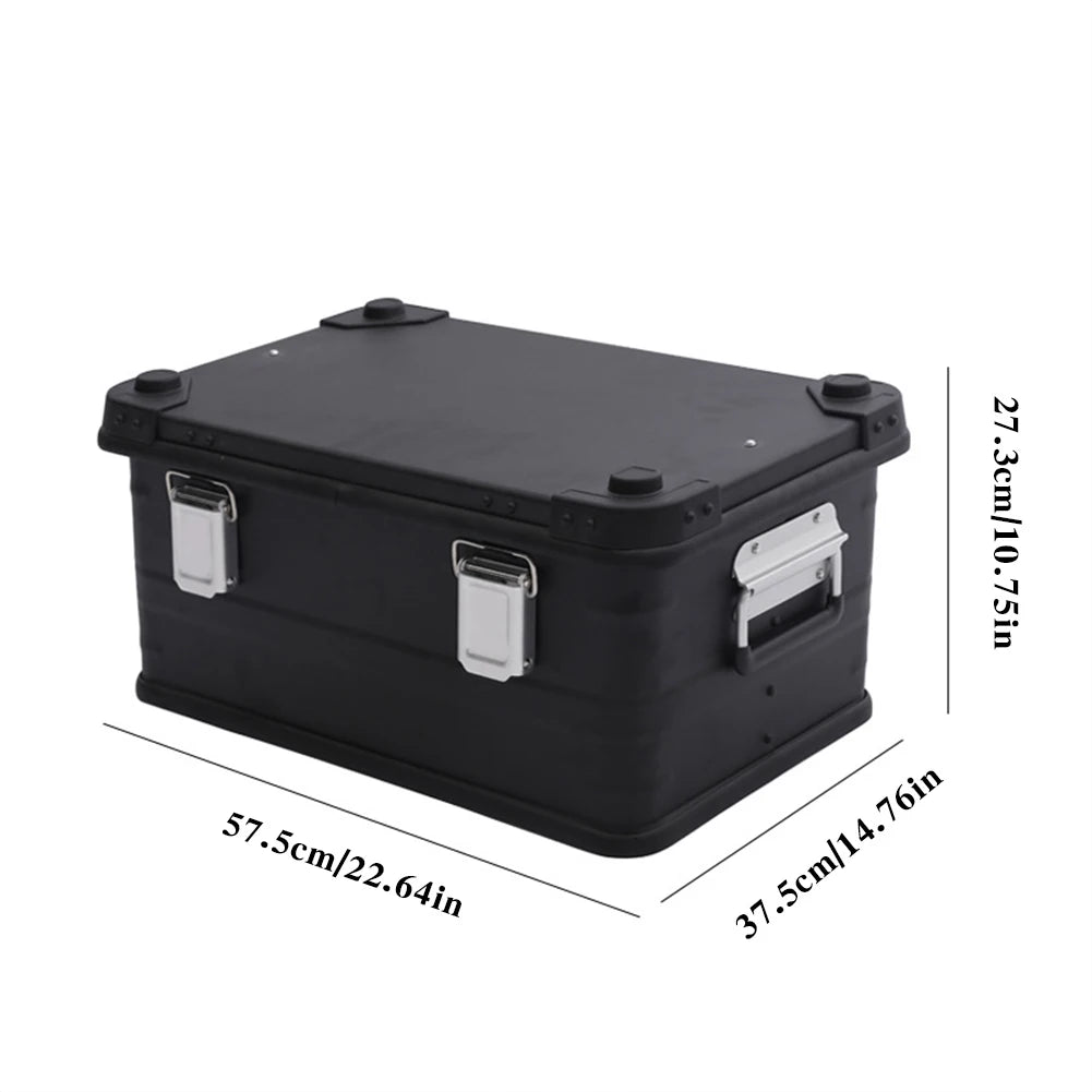 Hard Aluminum Alloy Camping Storage Case Trunk Organizer