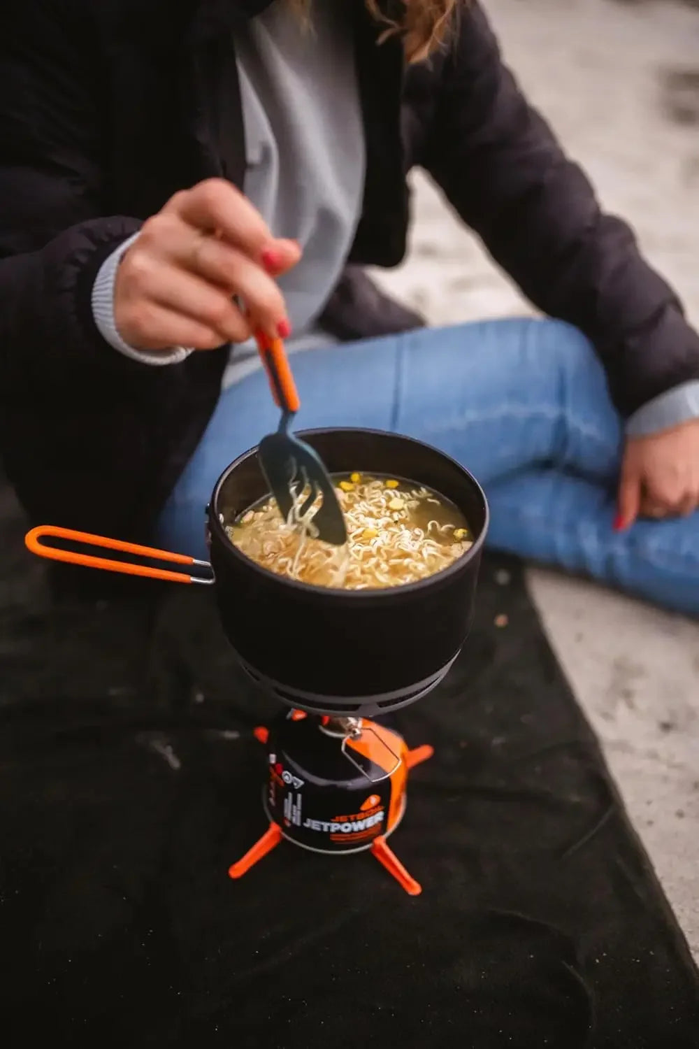Ceramic FluxRing Camping Cook Pot For Backpacking Stoves