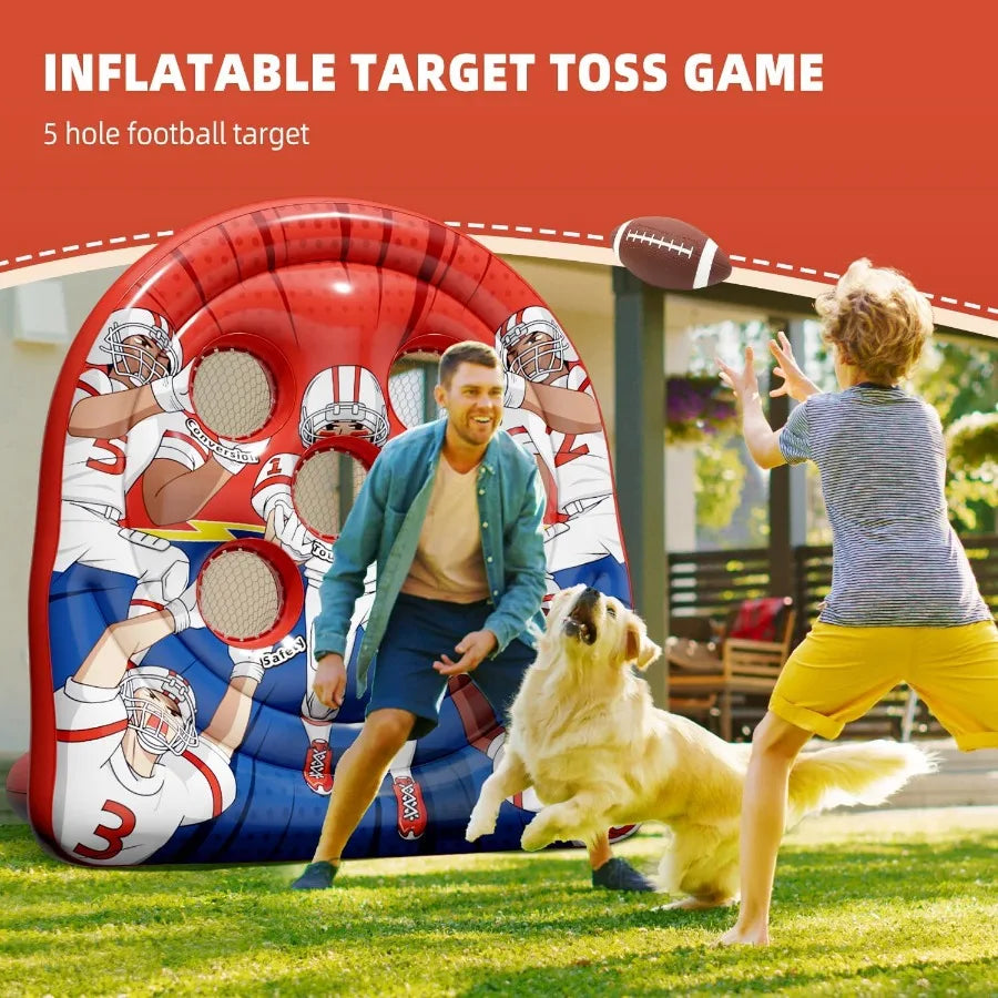 Inflatable Football Target Toss Game for Carnival Party by Design