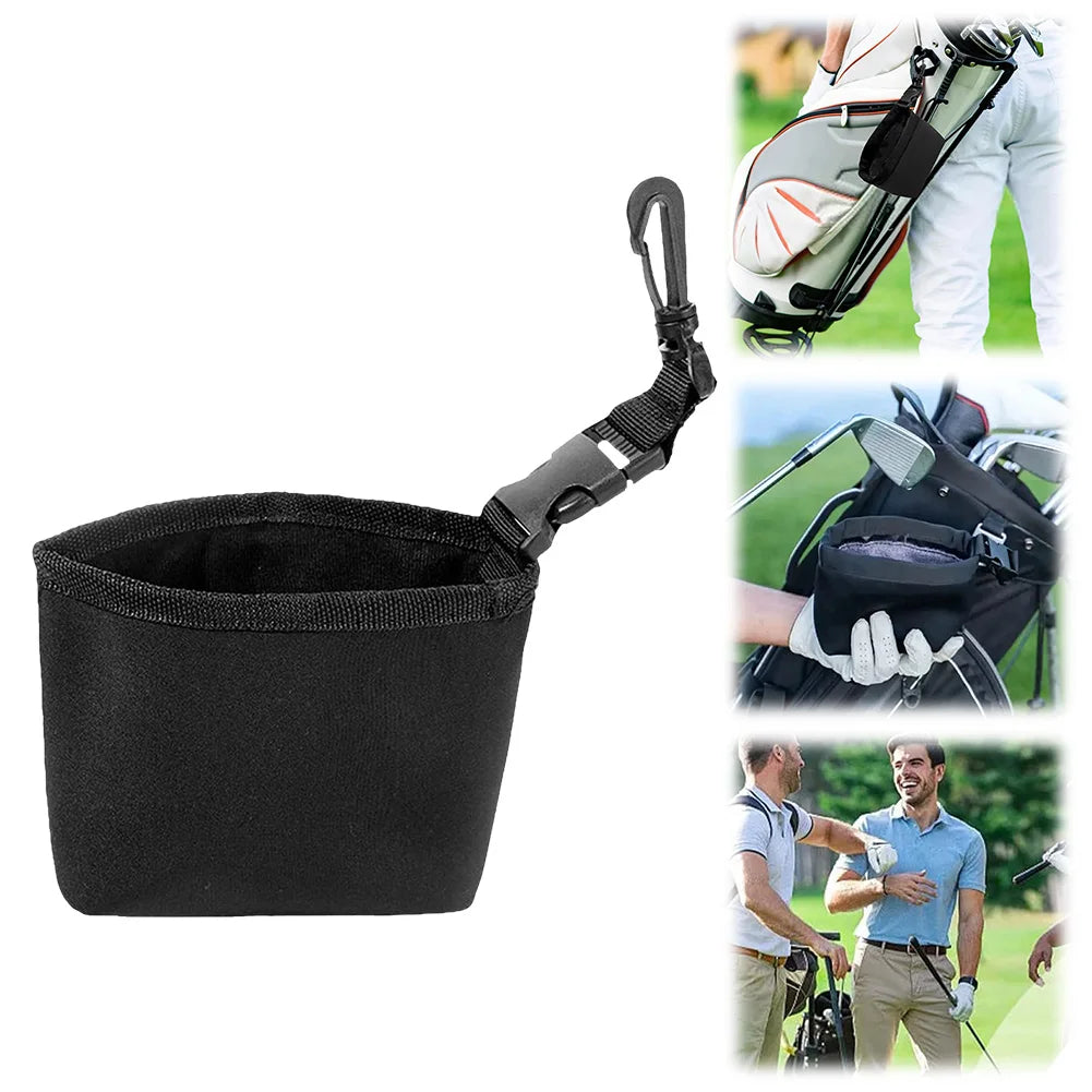 Mojoyce Portable Golf Club And Ball Cleaning Bag With Clip