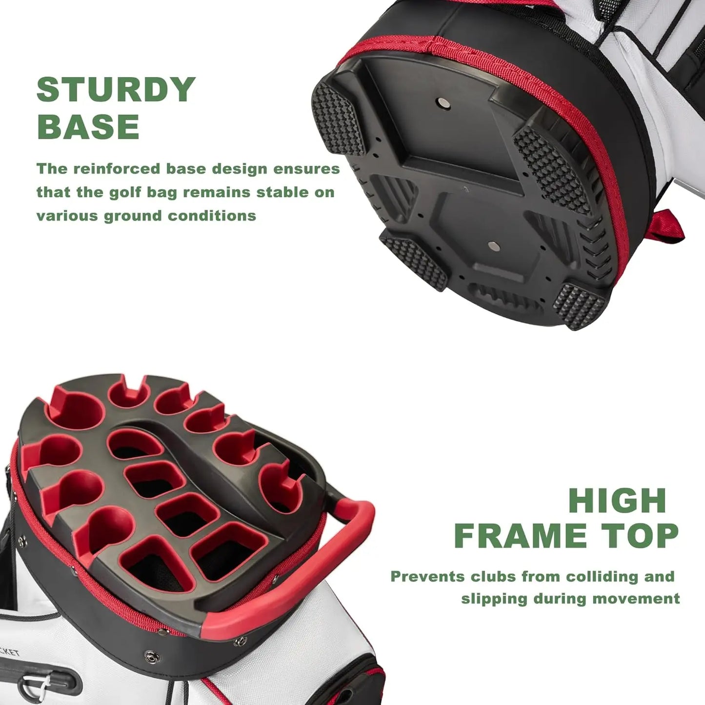 Pro Gear Sporting Goods 14 Way Golf Cart Bag with Putter