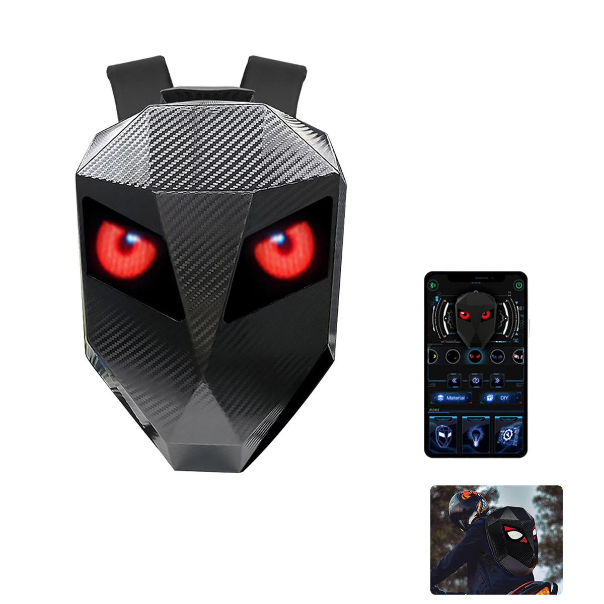 LED Motorcycle Riding Backpack With App