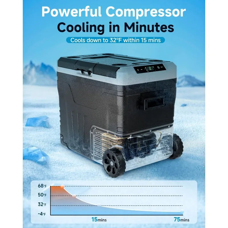 Pro Gear Sporting Goods Portable Car Fridge 12V Refrigerator