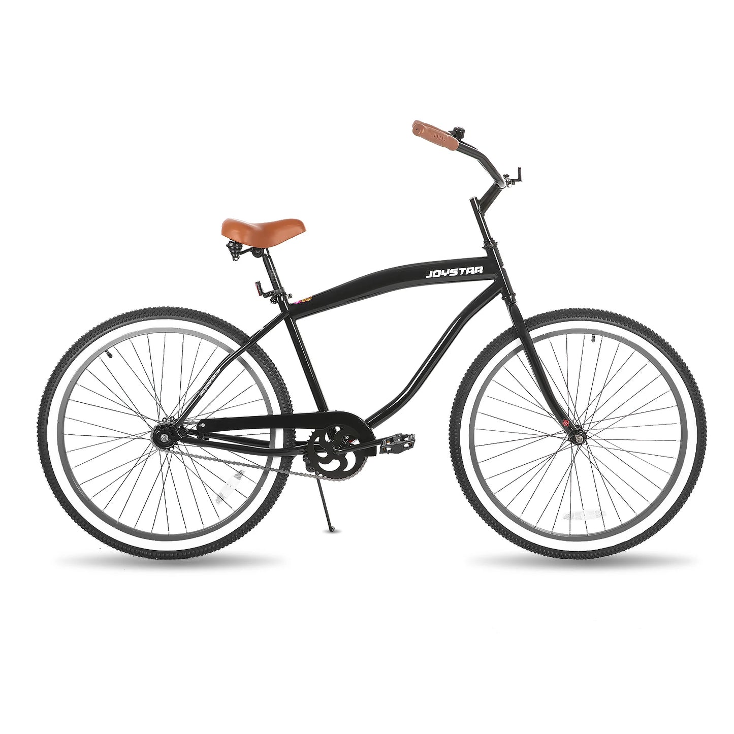 JOYSTAR Beach Cruiser Bike All Ages Single Speed Coaster Brake Sturdy Steel Frame