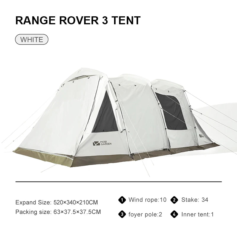 Mobi Garden LS4 Tunnel Tent Living Shell Camping Shelter