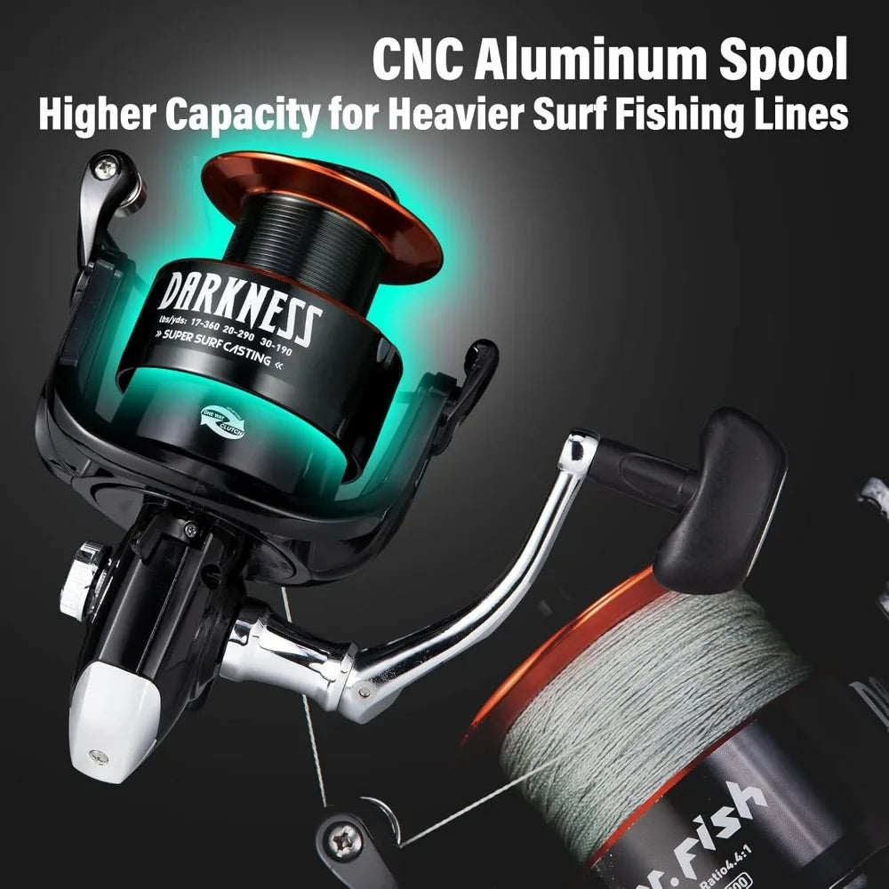 Hign Concerned Surf Rod And Reel Combo Saltwater Kit