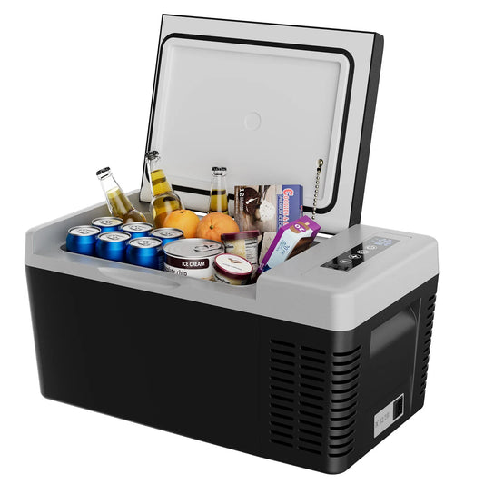 SIMZLIFE Portable Fridge 12V 24V DC AC Travel Companion