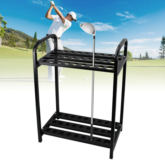 Hign Concerned Golf Club Organizer Display Rack 18 Hole